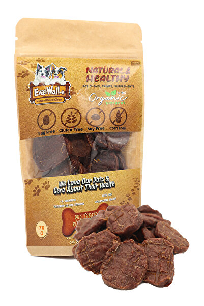 Eva & Wall-e Köpek Ödül Maması Tavuklu Burger 70g | Yumuşak Yüksek Proteinli Günlük Atıştırmalık & Eğitim Ödülü