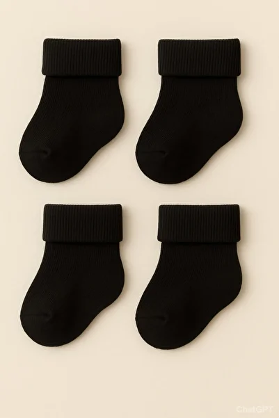 baby socks 4 Pairs of Non-Tightening, Non-Sweat-Aggravating Baby Socks