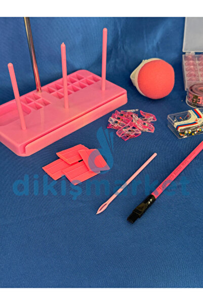 dm dikişmarket PRATİK DİKİŞ SETLERİ (çardak,iğnedanlık,fırçalı kalem,topluiğne,çuvaldız,maşa)