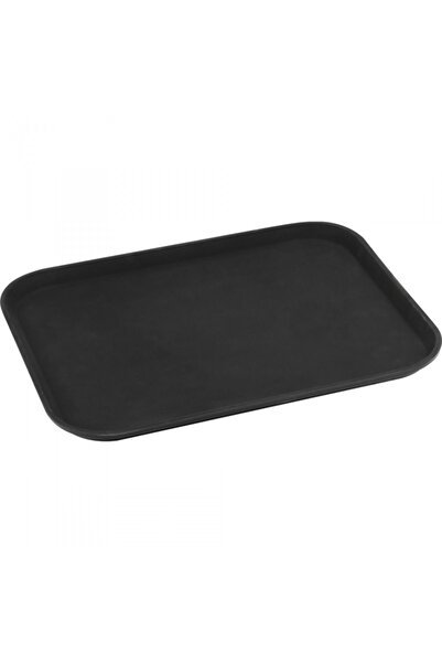 Raki Rectangular waiter serving tray 40.6x30.5cm black