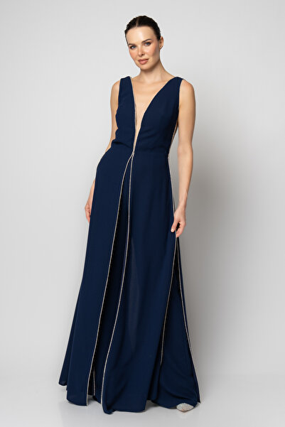 RENGIN Kenarları taş şeritli tulum