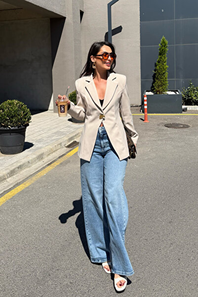 Seda Yalçın Atelier Μπουφάν Taş Dior με κουμπιά και χρυσά κουμπιά