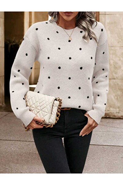 FIRAT Puanlı Pike Triko Kadın Kazak