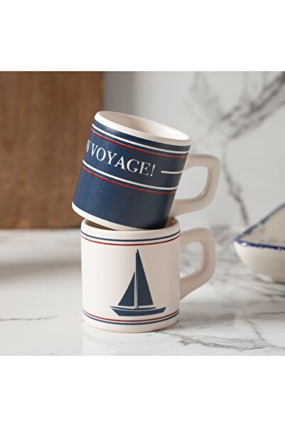 Mudo Home Sail 2-Piece Coffee Cup Set - 110 ml