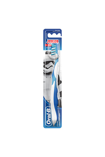 Oral-B Junior Manual Toothbrush, Star Wars Edition, White/Blue - For Ages 6-12