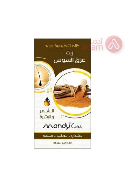 MANDY CARE ماندي كير زيت عرق السوس للشعر والبشرة - 125 مل