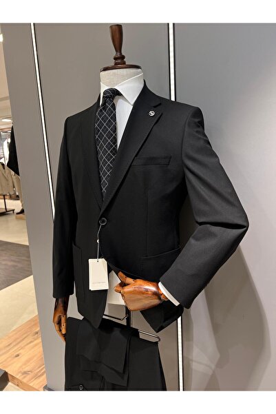 cemden SİYAH YÜNLÜ TAKIM 252058-01A