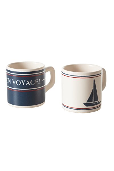 Mudo Home Sail 2-Piece Coffee Cup Set - 110 ml
