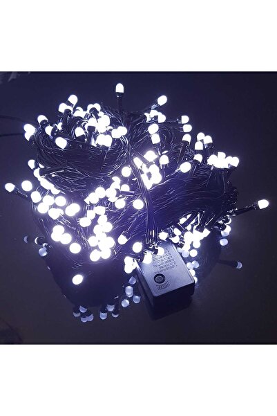 SDX Market Instalație de Crăciun, 10 m, liniară, alb rece, 100 LED-uri q8, SD...