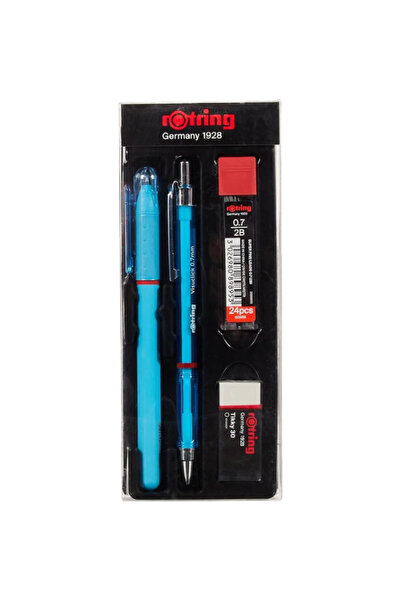 Rotring Okul Seti Visuclick+Jel 0.7 MM Mavi