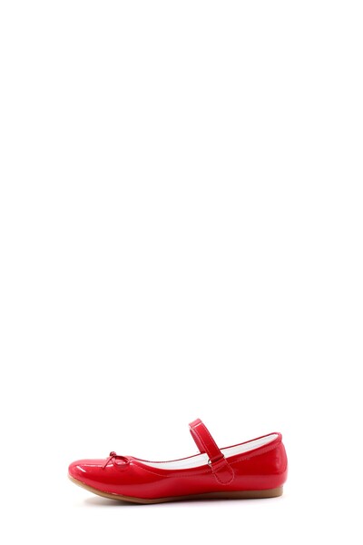 Ayakkabıhane Red Shiny Girl's Ballerina Shoes Ah1E891243110131