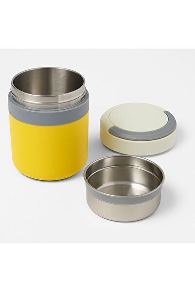 OEM 2L Food Thermos with 2 Compartments, Keeps Hot and Cold, Portable, Ideal for Lunch, School