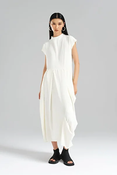 tw3 Women's Judge Collar Design Dress