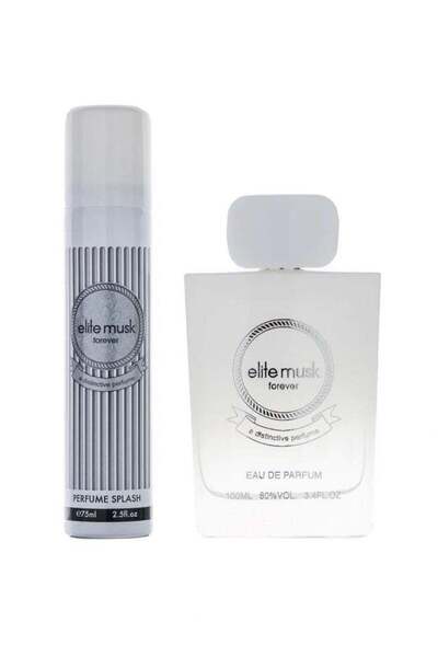 Elite Musk مجموعة هدايا مكونة من قطعتين: عطر أو دو برفيوم 100 مل + بخاخ عطر 7...