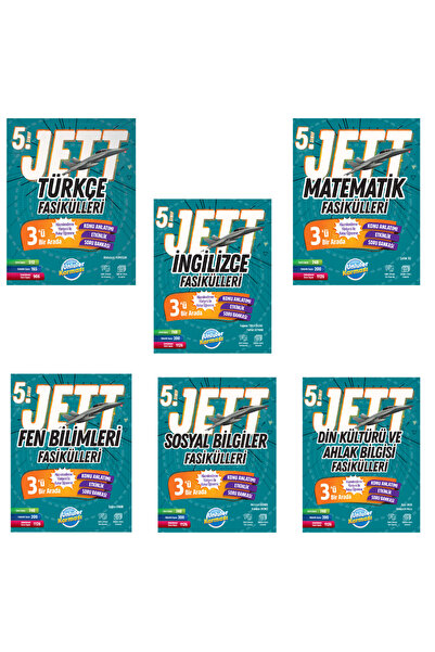 Bes Yayınları 5. Sınıf JETT Türkçe ve Matematik Fasikülleri ( 2025- 2026