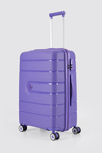 ÇÇS Ultra Hafif Polipropilen Kırılmaz Büyük Boy Valiz