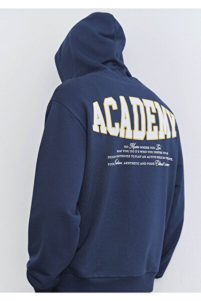 Mavi ERKEK ACADEMY KAPÜŞONLU SWEATSHIRT Pageant Blu 0S10375-89353