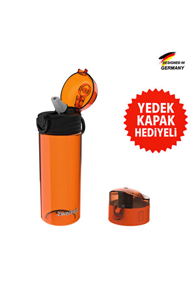 zweikell Targo Jr Switch Turuncu Bpa Içermez 500 ml Tritan Su Matarası
