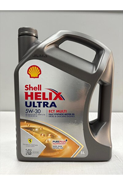 SHELL Helix Ultra 5W30 ECT MULTİ 5L Motor Yağı (Üretim Tarihi 2025)