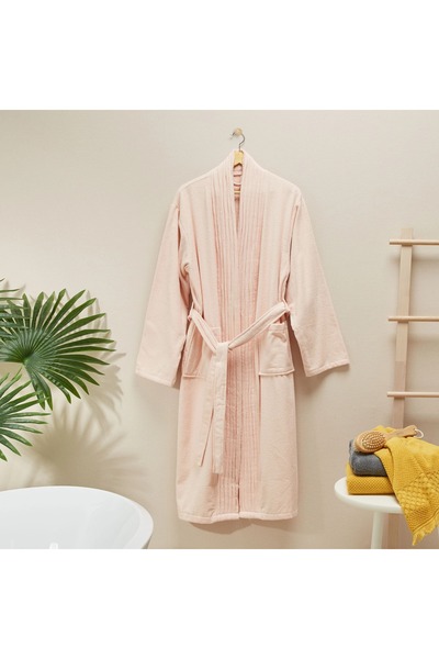 Home Centre Tranquil Textured Kimono Bathrobe