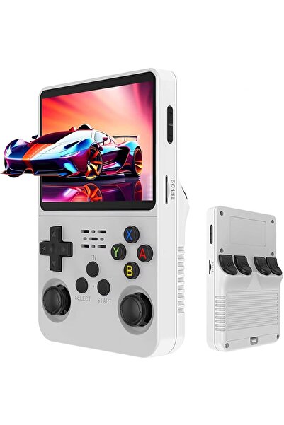 Generic R36S Handheld Game Console, 3.5-Inch IPS Screen Retro Gaming Console, 3500mAh, Built-in 20000+ Games
