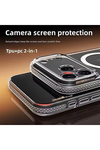 Generic Compatible with/Replacement for iPhone 17 Pro Max Clear