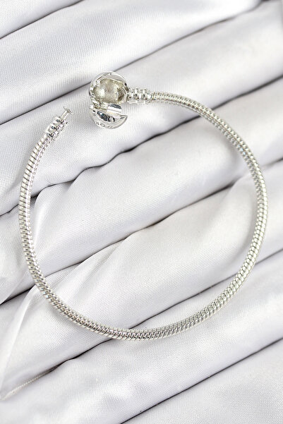 Skygo Brass Charm Topcuk Model Silver Color Women's Bracelet - Tj-Bb7801