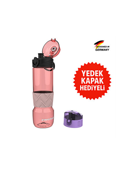 zweikell Lento Switch Pembe Bpa Içermez 650 ml Tritan Su Matarası