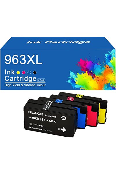 HP 963XL MUADİL BEYAZ KUTU OfficeJet Pro 9010 9012 9013 9014 9015 9016 9018 9...