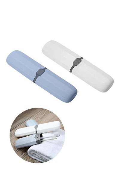 Generic 2 Pcs Portable Travel Toothbrush Case, Strong Durable Food Grade PP P...