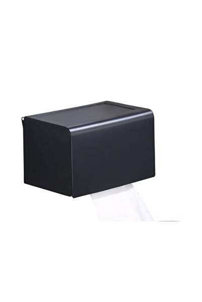 Generic Square Black Toilet Tissue Roll Holder – Space Aluminum, Wall Mounted...
