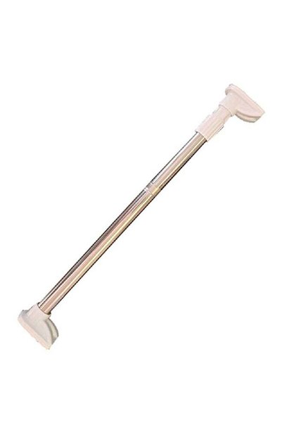 Generic Stainless Steel Shower Curtain & Clothes Rod Silver 80x5x5cm