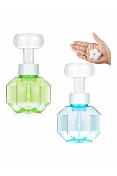 Generic Foaming Soap Dispenser, Flower Shape Refillable Bottle 300ML Bottle(2...