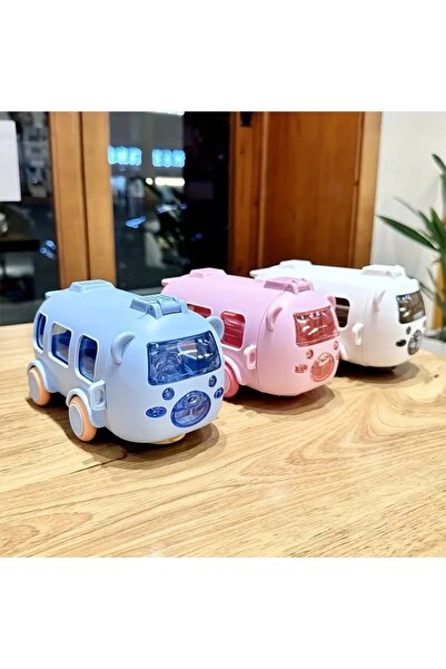 Tatlı Sebep Teddy Bear Bus Water Bottle with Bottle Strap 500 Ml.