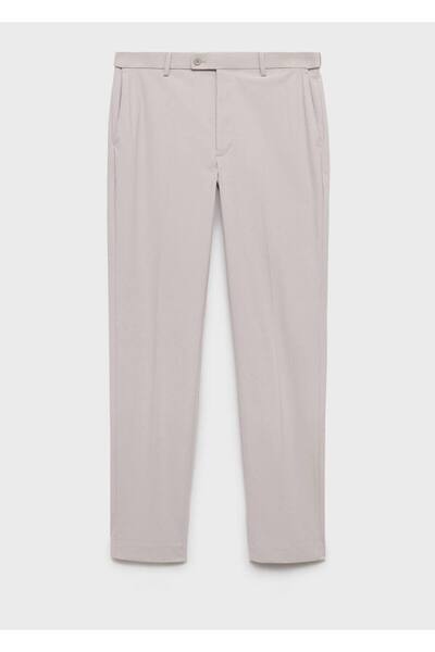 MANGO Man Zurich slim fit Thermolite® kumaş pantolon