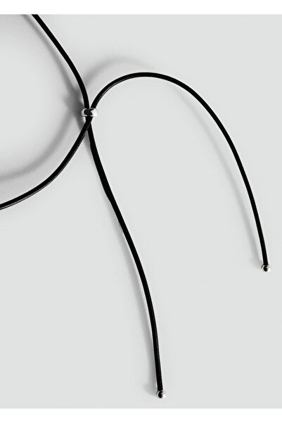 MANGO Woman Halka uçlu kolye