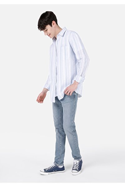 Colin's Slim Fit Düşük Bel Dar Paça Erkek İndigo Jean Pantolon