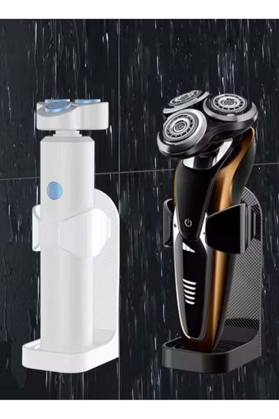 Generic Adjustable Electric Shaver Holder Wall Mount, 3-Pack Nailless Glue Ra...