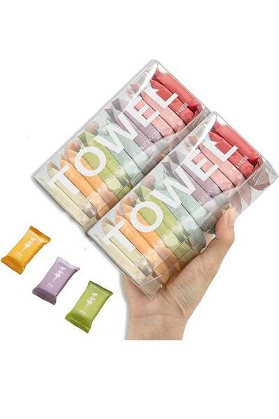 Generic Disposable Compressed Towels, Portable Compressed Towel Sheets, 28 Pieces Travel Towels,Thickened S