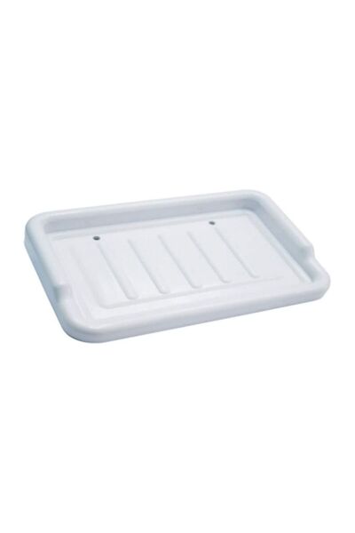Generic Soap Dish White - Wall Mounted with Water Drain Holes - Made in UAE