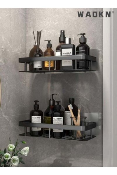 Generic 2 Pieces Bathroom Shower Shelf,Bathroom Organizer Shower Caddy Shelf,...