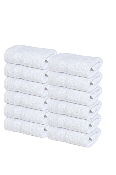 Generic Infinitee Xclusives Infinitee Xclusives [12 Pack] Premium White Wash Cloths and Face Towels, 13 x 1
