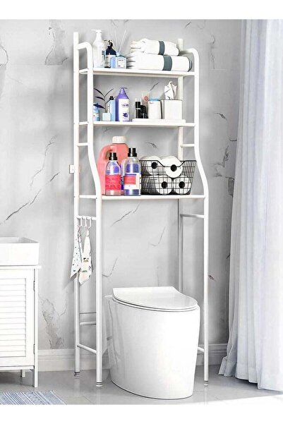 Generic 3 Shelf Towel Storage Rack Organizer Over The Toilet Bathroom Space S...