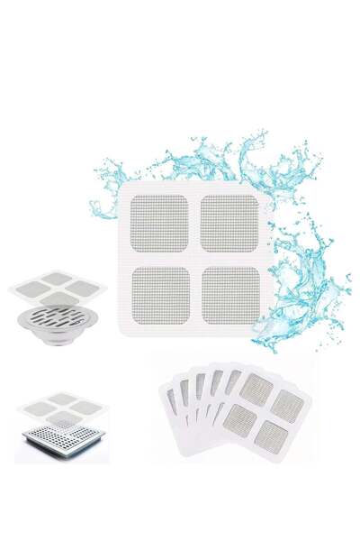 Generic 30 Pcs Disposable Shower Drain Hair Stickers, Mesh Suction Cup Strain...