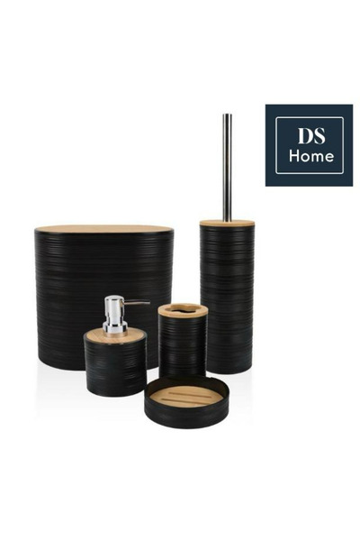 DS Home&Design طقم حمام بيضاوي مكون من 5 قطع من إيفا