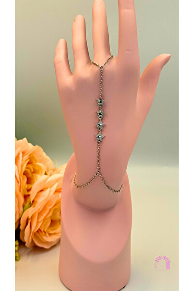 Moond Accessories شاهران الفضي ذو النجمة الفولاذية