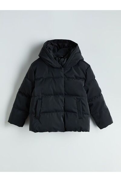 LC Waikiki معطف بناتي بغطاء للرأس للأطفال من LCW