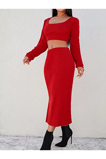 JANESTT crop etek takım