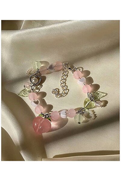 hbtasarim Peach bracelet 🍑hediyelik tasarım bileklik