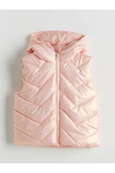 LC Waikiki LCW Kids Hooded Inflatable Vest for Girls